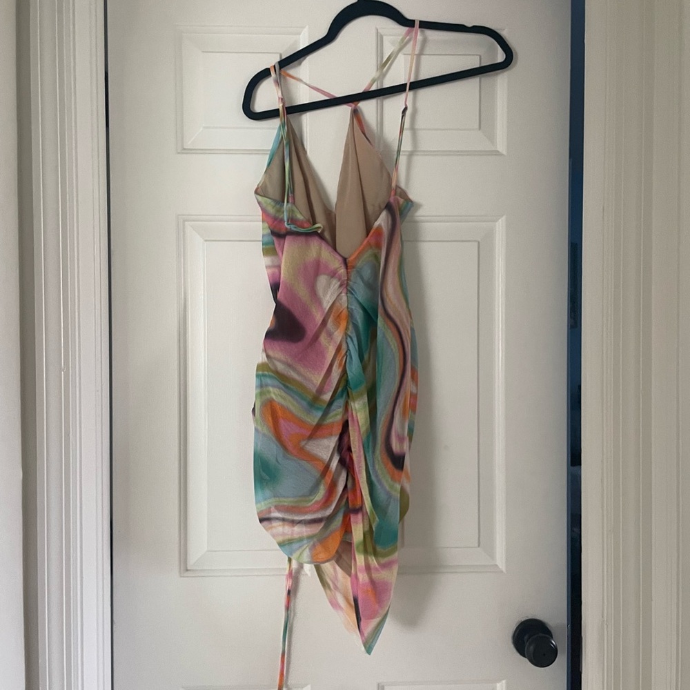 H:ours ruched dress revolve